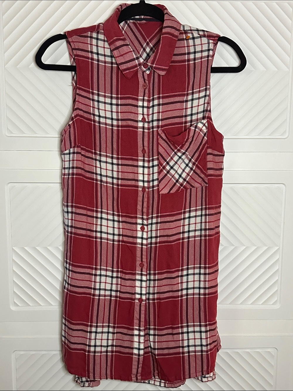 Garage Red and Black Plaid Shirt